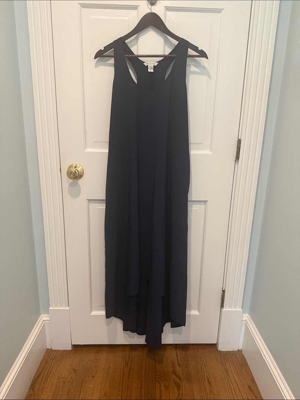 Athleta Navy High-Low Maxi Dress